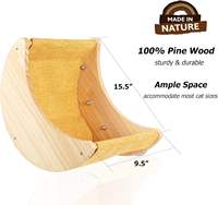 Lit suspendu pour chat, hamac en bois, ventouse pour fenêtre, balançoire pour chat, hamac pour chat, hamac pour chien