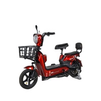 Moped électrique écologique avec batterie au plomb-acide, assistance au pédalage, vélo électrique léger 48V 20AH pour les trajets quotidiens