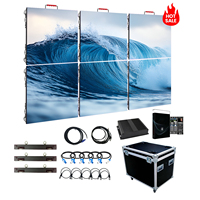 Layar LED Video Wall Portabel P2.9 P3.9 P4.8 untuk Sewa Panggung Indoor dan Outdoor, Panel Layar LED Raksasa