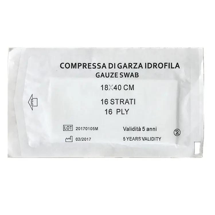 Italy absorbent cotton sterile gauze swabs