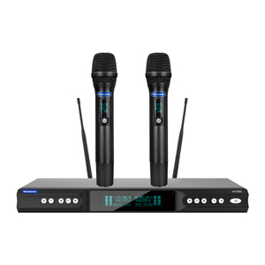 Sistema de micrófono inalámbrico UHF dual profesional VK6000 Veida KTV para karaoke - Product Image 1