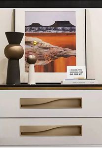Curved Wave Recessed Slot-In Hidden Aluminum Pull Handles Embedded Concealed Grips for Wardrobe <strong>Doors</strong> Cabinet <strong>Doors</strong> Drawers - Product Image 6
