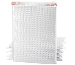Enveloppe à bulles blanche personnalisée, enveloppe rembourrée auto-adhésive, sac d'expédition à bulles imperméable et antichoc, vente en gros OEM - Product Image 3