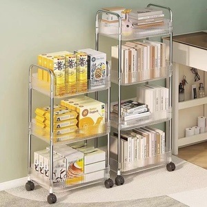 Étagère de rangement mobile de luxe léger pour la maison, étagère de rangement multi-niveaux, supports et étagères de rangement pour articles de location et collations - Product Image 6