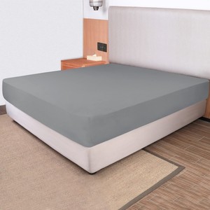 Fabrication <span class=keywords><strong>en</strong></span> gros de draps <span class=keywords><strong>en</strong></span> <span class=keywords><strong>jersey</strong></span> microfibre/spandex de haute qualité, écologiques, super doux, pour hôtels - Product Image 2