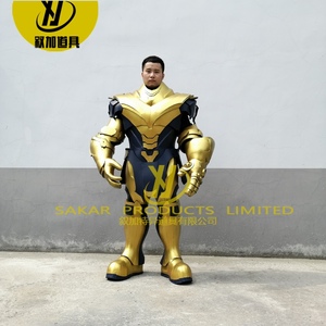Tamaño real adulto personalizado hecho a mano usable realidad superhéroes Cosplay <span class=keywords><strong>Batman</strong></span> traje Thanos Hulk disfraz Cosplay adulto Robot disfraz - Product Image 2