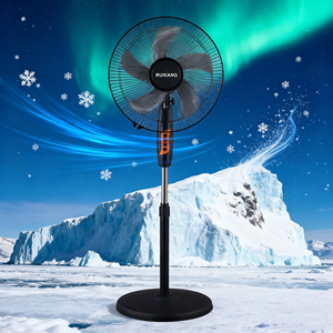 <span class=keywords><strong>Ventilateur</strong></span> <span class=keywords><strong>sur</strong></span> <span class=keywords><strong>pied</strong></span> de 16 pouces avec patins antidérapants, base robuste, design antidérapant, oscillation, sûr pour un usage domestique et extérieur - Product Image 1