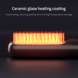 2000mAh <strong>Cordless</strong> <strong>Hair</strong> <strong>Straightener</strong> Brush Negative Ionic Portable <strong>Hair</strong> <strong>Straightener</strong> Comb With 3 Temps Fast Heating - Product Image 4