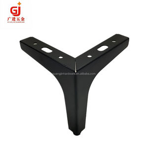 Lusso moderno sofà in metallo semplice gambe buon prezzo di fabbrica ferro nero dorato affusolato sedia piedi mobili da pranzo <span class=keywords><strong>cucina</strong></span> - Product Image 4