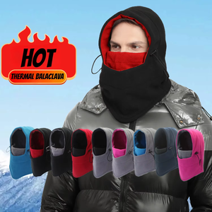 Fahrrad hut Winter Ski Cap Outdoor Unisex Kapuzen hut mit Maske Sturmhaube mit Ohren klappe <span class=keywords><strong>Ushanka</strong></span> Russia Warm Cycling Gesichts maske - Product Image 2