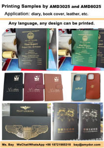 Imprimante numérique à plat Amydor Amd8025 pour l'impression à chaud sur les sacs en papier / le cuir / les couvertures de thèses - Product Image 3