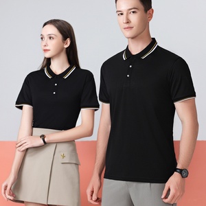 Chemise de golf respirante, anti-humidité, séchage rapide, manches courtes, coupe classique, décontractée, 100% polyester, tricotée, imprimée, performante - Product Image 5