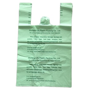 Sacs à déchets alimentaires biodégradables et écologiques Hongcheng pour poubelle de cuisine, 40% biosource, fond carré, plastiques aseptiques - Product Image 2