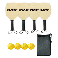 Ensemble de pickleball de 22 pieds de DKS-PBN01 DKS personnalisé en gros avec 4 pagaies et filet