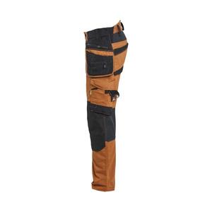 BLAKLADER - 197011494099C48 Craftsman <b>trousers</b> in 2-way <b>stretch</b> Rust/<b>Black</b> - EAN 7330509950388 WORK <b>TROUSERS</b> CARGO WORK <b>TROUSERS</b> - Product Image 4