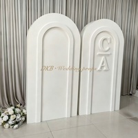 BK-101 - Fondo de PVC Multicapa con Forma de Arco para Decoración de Bodas y Eventos, Fondo para Fotos, Accesorios para Fotomatón, Fondo Floral