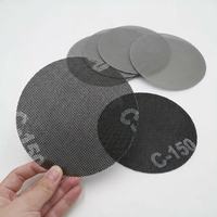 Disque abrasif en maille 225 mm sans poussière anti-blocage pour ponceuse orbitale et ponçage de sols