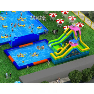 <span class=keywords><strong>Parc</strong></span> <span class=keywords><strong>aquatique</strong></span> gonflable géant avec piscine <span class=keywords><strong>intex</strong></span>, pour enfants et adultes, de fabrication chinoise, - Product Image 3