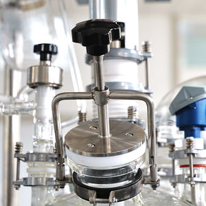 Di alta qualità automatica 30L-200L vetro borosilicato 3.3 rivestito bollitore di reazione con telaio 304 90W motore nuova condizione - Product Image 5