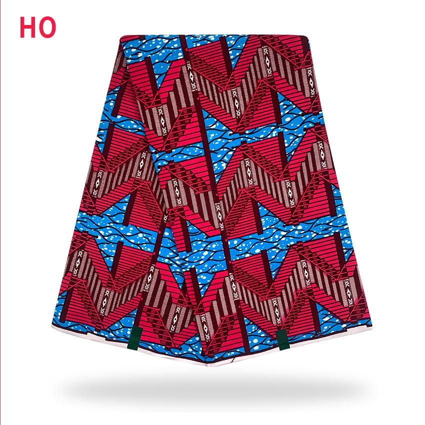 Фабричная новейшая восковая ткань Голландии 6 ярдов 100% хлопчатобумажная восковая ткань с красивой печатью для различных случаев