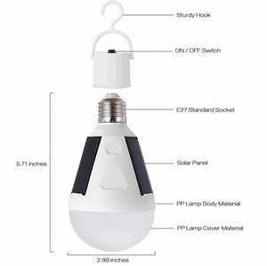 Ricaricabile <span class=keywords><strong>solare</strong></span> portatile lampada <span class=keywords><strong>solare</strong></span> ha condotto la luce della lampadina made in china - Product Image 6