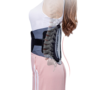 Attelle de soutien lombaire élastique réglable pour le bas du dos avec aimants pour la taille, ceinture de soutien pour les maux de dos - Product Image 1