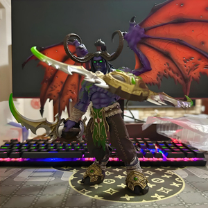 악마 사냥꾼의 플라스틱 입상 모델을 사용자 정의하십시오. 일리단 입상 디스플레이 모델의 국내 버전입니다 - Product Image 2