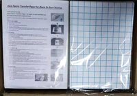 Papier de transfert de chaleur pour T-shirt foncé/clair Papier de transferts A3/A4 pour imprimante à jet d'encre