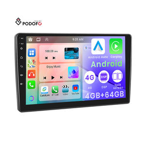 Podofo <span class=keywords><strong>Android</strong></span> Autoradio 4 + 64G 10 ''sans fil Carplay <span class=keywords><strong>Android</strong></span> <span class=keywords><strong>Auto</strong></span> pour Ford Transit 350 2021 IPS DSP GPS RDS WIFI Vente en gros - Product Image 1