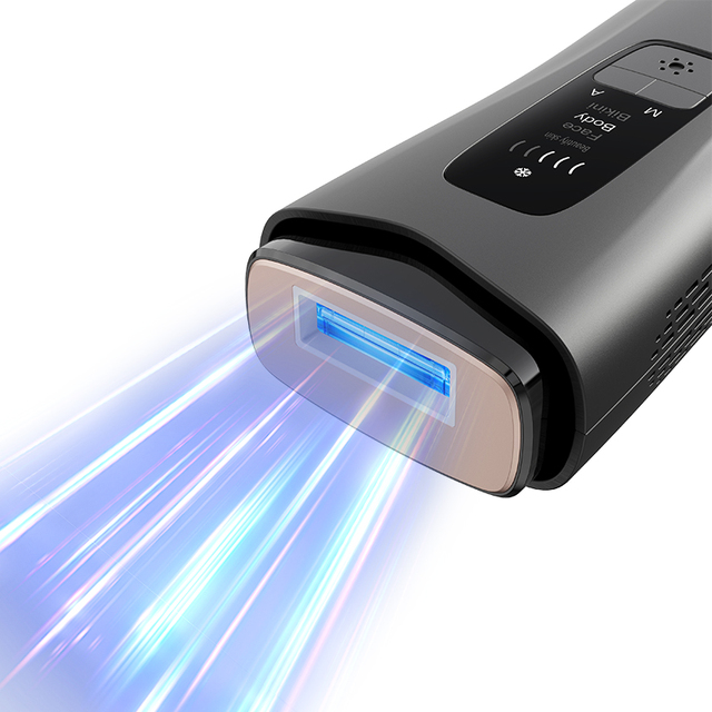 Meizons Portable Handheld IPL Laser Hair Removal Device OEM ODM Home Use Painless with Ice Cooling