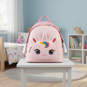 NOHOO Nuova Uscita Zaino Scolastico Impermeabile per Bambini con <span class=keywords><strong>Unicorno</strong></span> Cartone Animato Carino Chiusura con Cerniera SBR per <span class=keywords><strong>Asilo</strong></span> - Product Image 1