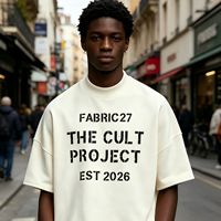 T-shirt surdimensionné personnalisé de qualité supérieure, impression DTG, streetwear, tee-shirt à manches courtes pour hommes