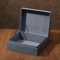 Boîte d'emballage en ruban de velours de qualité supérieure, personnalisée en gros, pour produits électroniques, boîte de style livre magnétique de luxe avec ruban en soie