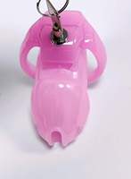 LOVE New PVC Anillo que se puede abrir Desmontar Diseño abatible PVC Cock Cage Dispositivo de castidad masculina Juguetes sexuales. Candado de pene de PVC médico macho