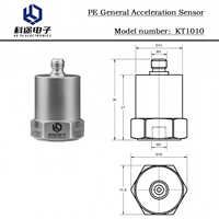 Accéléromètre à choc PE, capteur d'accélération de vibration monoaxe, transducteur piézoélectrique pour surveillance des explosions ±1000g 0.5-5000Hz