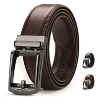 Boucle automatique hommes clic ceinture luxe cliquet confort cuir mâle sangle 110cm 120cm 130cm garniture réglable ceinture homme