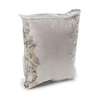 Sac d'emballage de drap de lit en PVC transparent thermoscellé avec rabat et boutons pression