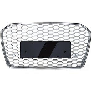 Parrilla Delantera Cromada para Automóvil, Estilo RS6, Parrilla Delantera para A6 S6 C7.5 2016 2017 2018 - Product Image 6