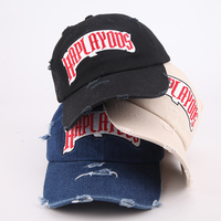 Gorra de Béisbol Personalizada al por Mayor de Fábrica, de Alta Calidad, con Logo, Estilo Desgastado, Deportiva, Tipo Dad Hat, 100% Algodón