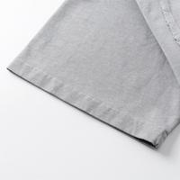 T-shirt à manches courtes en pur coton, 275g, avec logo personnalisé, nouveau modèle, article très demandé en gros, style patchwork flocon de neige, bords bruts
