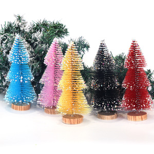 20Cm Navidad Blancanieves Corazón Lentejuelas Mini Árbol para Fiesta de Navidad Colorido <span class=keywords><strong>Pagoda</strong></span> Pino Aguja Árbol Adorno de Escritorio - Product Image 2