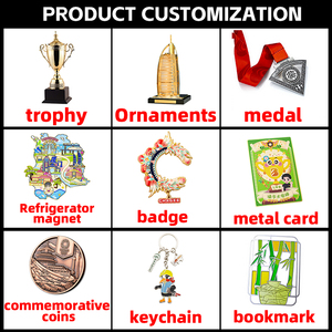 Trofeo de Campeonato de Liga de Metal Fundido a Presión y Galvanizado Personalizado para Partidos de Béisbol con Grabado Láser - Product Image 3