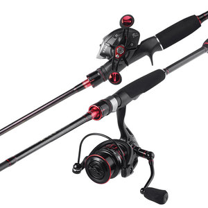 ชุดคันเบ็ดตกปลาแบบ Baitcasting 13 แบริ่ง สำหรับตกปลาทะเล แอคชั่นปานกลางเร็ว ด้ามจับตรง - Product Image 5