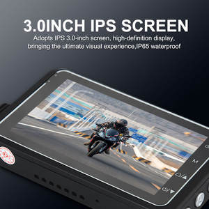 Navegación GPS con pantalla táctil HD IPS de <span class=keywords><strong>3</strong></span> pulgadas para motocicletas compatible con CARPLAY inalámbrico/Android con función de grabadora de conducción automática - Product Image 4