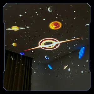 OEM 맞춤형 울트라 클리어 포커스 별이 빛나는 하늘 프로젝터 야간 조명 BT 스피커 3D 비전 스타 프로젝터 수면 보조 음악