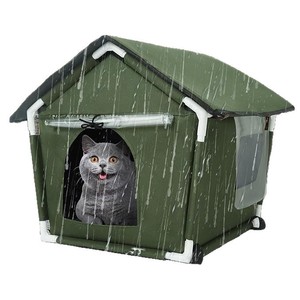 Nuevo Producto 2026: Casa para Gatos al Aire Libre, Totalmente Cerrada, Impermeable, con Aumento de Altura, Plegable, Resistente al Frío y Cálida, Nido para Gatos Callejeros - Product Image 2