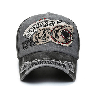 Cappelli da Baseball in Cotone Lavato Stile Vintage Europeo-Americano con Ricami per Uomo e Donna - Product Image 2