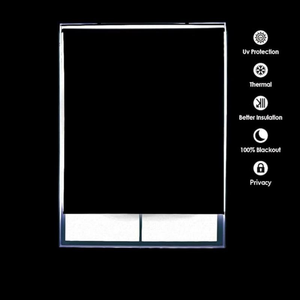 Stores enrouleurs occultants manuels en polyester ignifuge <span class=keywords><strong>de</strong></span> haute qualité, à <span class=keywords><strong>prix</strong></span> d'usine, faciles à installer pour salon et chambre à coucher - Product Image 3