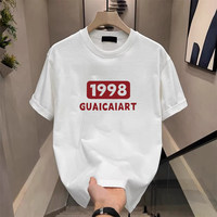 T-shirt décontracté pour homme tendance 2026, impression de haute qualité, coton pur, doux pour la peau, confortable