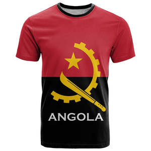 T-shirt personalizzata Angola 4 De Fevereiro Slim Fit stampa a sublimazione 3D che celebra il giorno della <span class=keywords><strong>lotta</strong></span> <span class=keywords><strong>armata</strong></span> Giornata dell'orgoglio angolano - Product Image 4